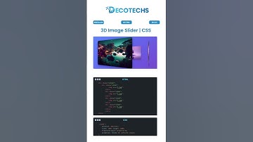 Stunning 3D Image Slider with Pure CSS 🎯✨