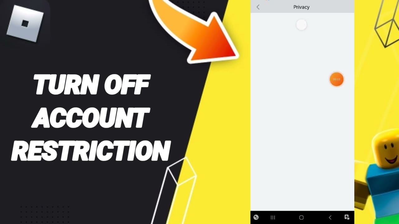 How To Turn Off Account Restriction On Roblox App YouTube 