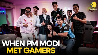 PM MODI LIVE: India's top gamers meet PM Modi | Game On ft. NaMo | WION LIVE