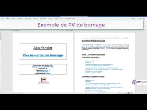 Geogexfr (ex Geofoncia) powered by covadis - Plan de bornage