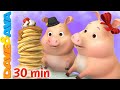 🥞 Mix a Pancake and More Nursery Rhymes | Baby Songs by Dave and Ava 🥞