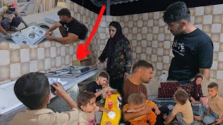 🌿 Rural Life Challenges 🏡 Delicious Village Breakfast & Installing the Kitchen Sink and Gas Stove 🔧✨