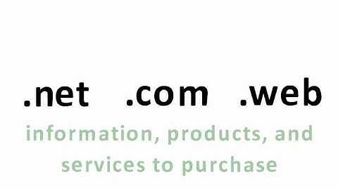 Internet Domains: what Web addresses mean