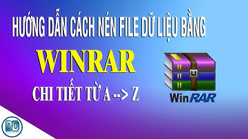 Cách nén File dữ liệu bằng WinRar