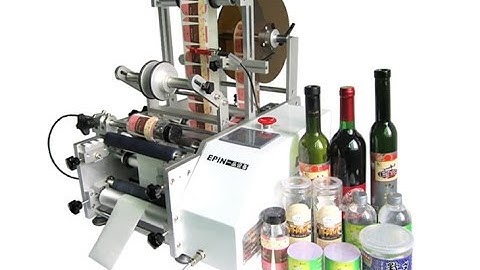 Manual Syringe labeling machines for round object semi automatic sticker label applicator system