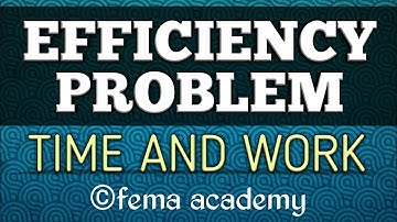 Time and Work | Efficiency Problem| Chocolate Method