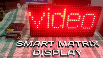 Wireless P10 Dot Matrix LED Display Using ESP8266