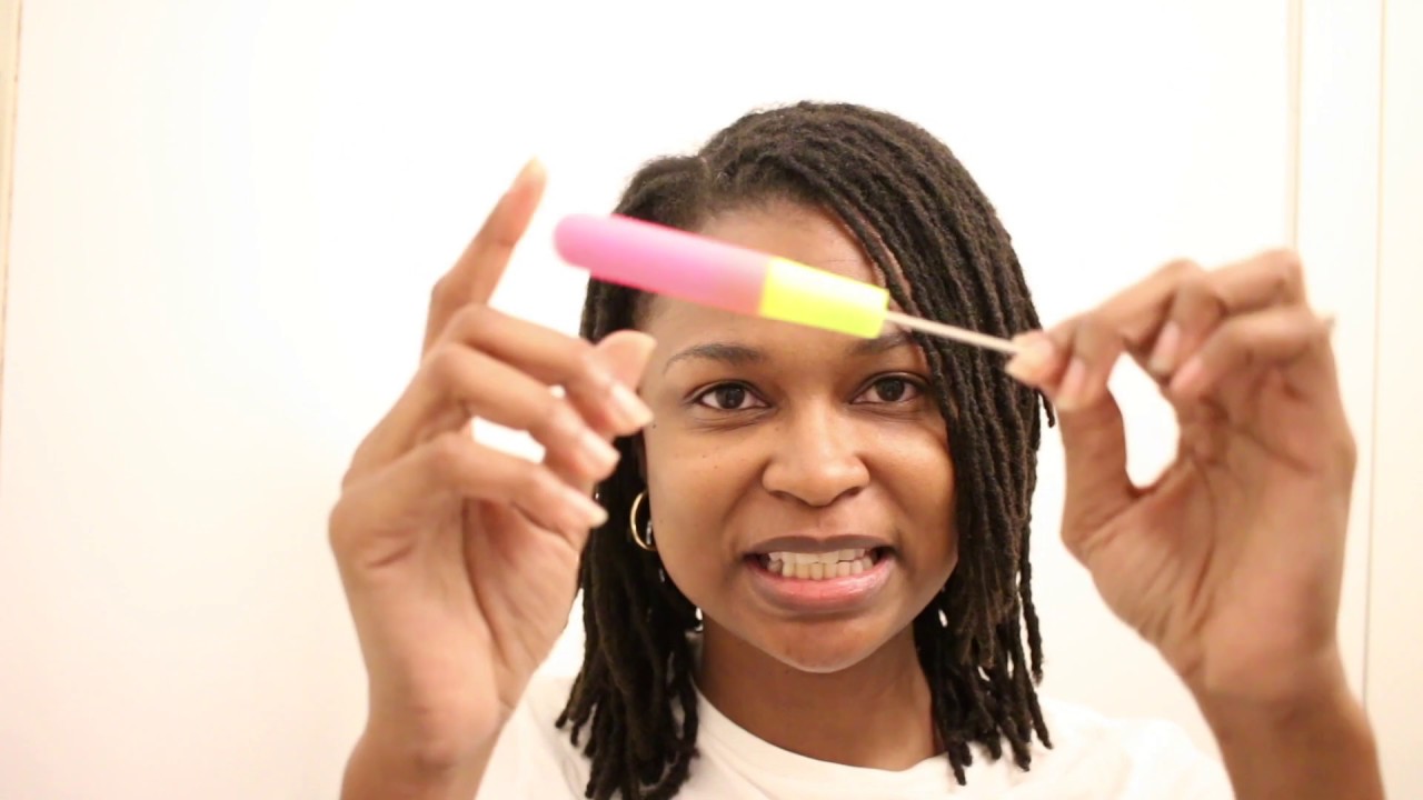 Easy way to interlock locs with a crochet needle 