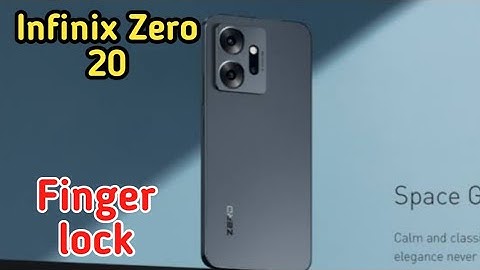 Set Fingerprint In Infinix Zero 20 , Fingerprint Lock Setting Infinix Zero 20 ,