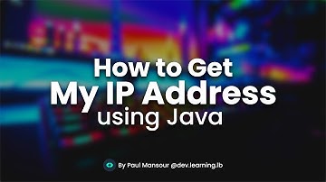 Java program to get IP Address