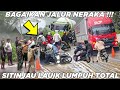 BAGAIKAN JALUR NERAKA !!! Sitinjau Lauik Lumpuh Total, Tumpahan Minyak Ribuan Pengendara Terjebak