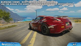 The Crew Motorfest - All Drift Experience Photo Ops Locations (Burning Views)