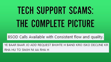 Tech Support Scams: The Complete Picture
