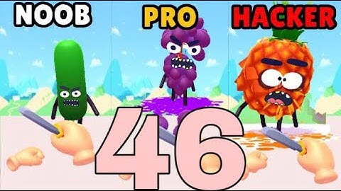 NOOB vs PRO vs HACKER in Hit Tomato 3D ❤️ All Levels Gameplay, NEW Games iOS, Android