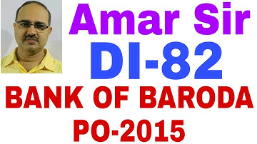 Data Interpretation questions | DI-82 | Bank of Baroda PO-2015 | Unique method | By Amar Sir