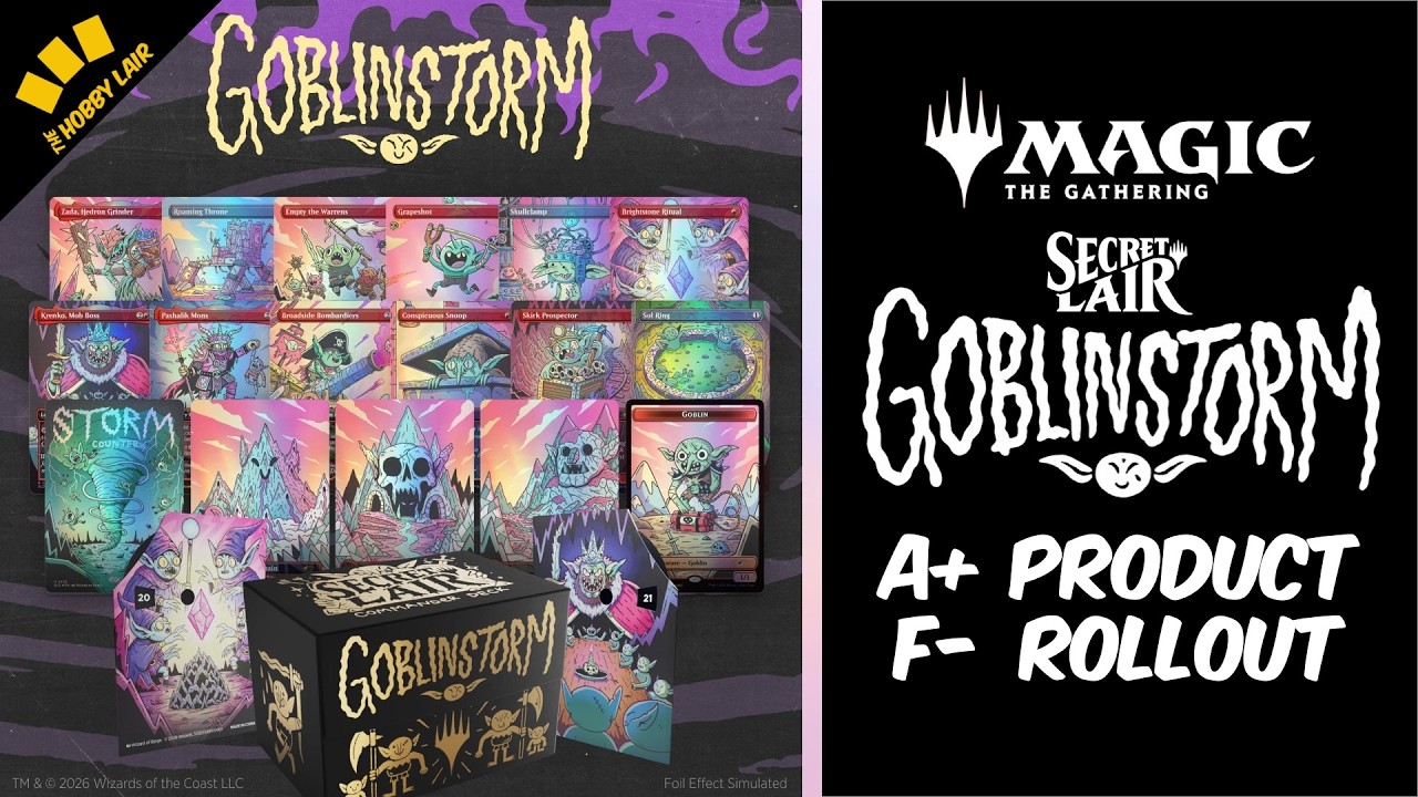 NEW Goblin Storm MTG Secret Lair Opening & Review! Crazy Good