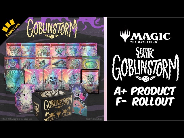 NEW Goblin Storm MTG Secret Lair Opening & Review! Crazy Good