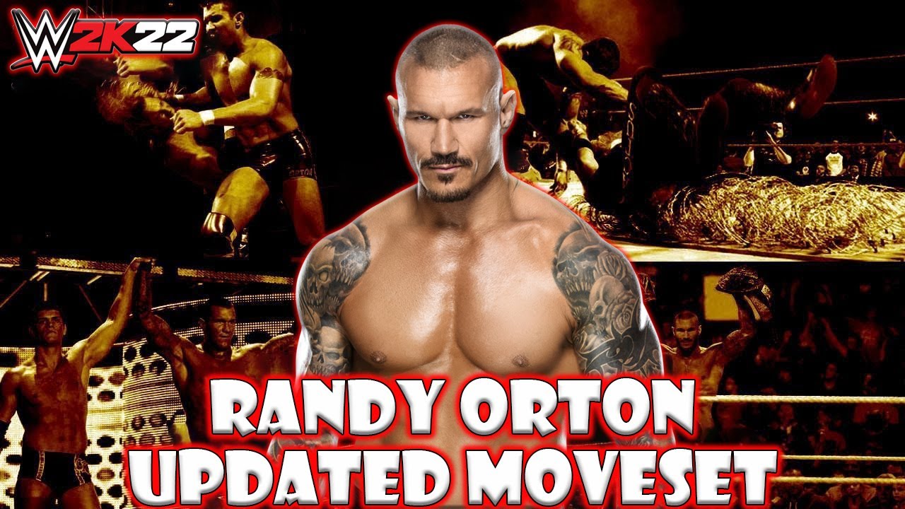 WWE 2K22 Randy Orton Updated Moveset - YouTube