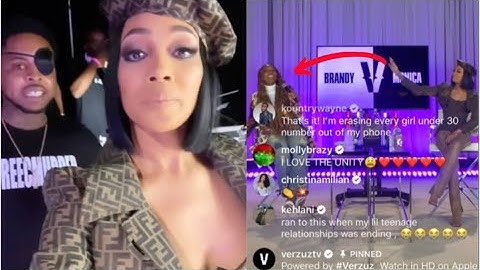 Brandy Shades Monica For Punching Her Face Before VMA Performance
