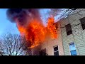  early arrival  fdny brooklyn 3rd alarm box 1324 heavy fire out the windows of a 3 story