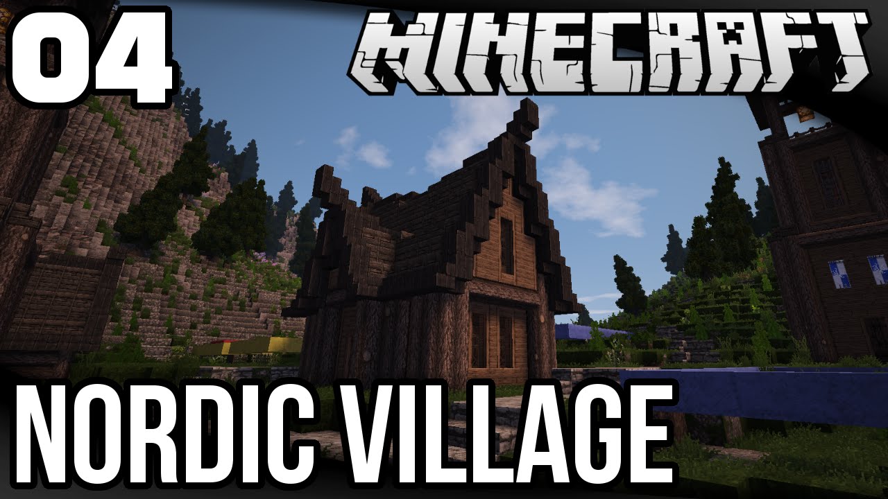 Let's Build a Nordic Village - Ep. 4: First House - YouTube