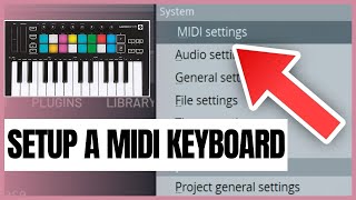 How to Setup a MIDI Keyboard In FL Studio - 40 Second Tutorial Resimi