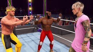 Logan Paul vs Mr T vs MGK - WWE 2K22