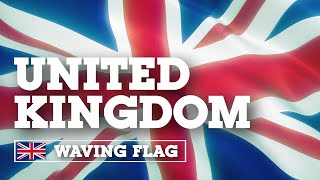 Развевающийся флаг Великобритании / Waving Flag of United Kingdom