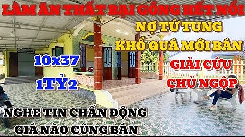 Làm Ăn Thất Bại🔥 Vỡ Nợ Gồng Hết Nổi Chủ Bán Lỗ Nhà Vườn (10x37) Đúng 1Tỷ2 | nhà giá rẻ bình chánh |