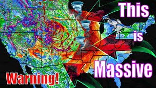 This Next Storm Is Crazy! Tornadoes & Major Snow!