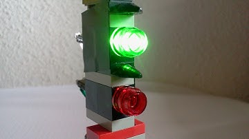 HUGE LEGO TRAIN FULLY AUTOMATED TRAFFIC LIGHT BY ARDUINO SEMAFOROS CRS