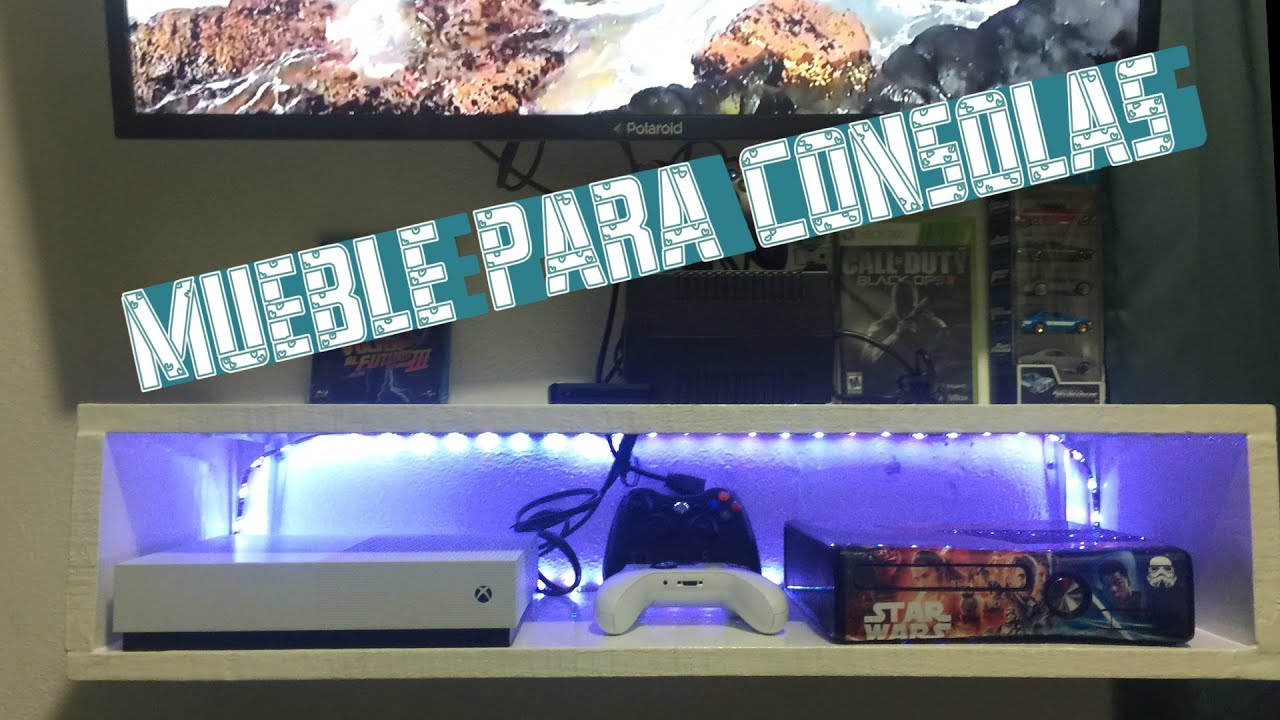 Como Hacer Mueble a la medida para tus CONSOLAS DE VIDEO JUEGOS ! - YouTube