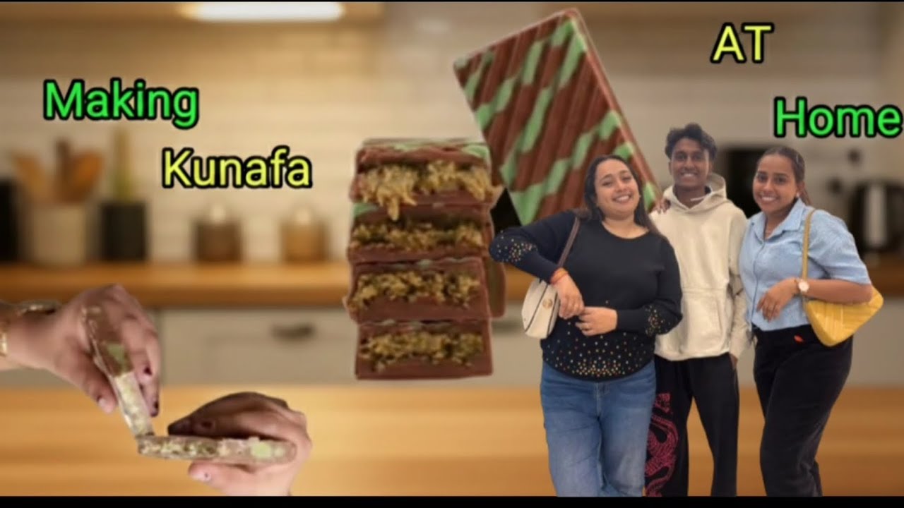 MAKING KUNAFA 🍫 || KARTIK_VIBESS || KUNAFA || W SISTERS || 
