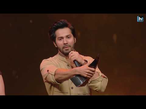 HT India's Most Stylish 2018 || Varun Dhawan wins the Most Stylish Youth Icon (Male) Award