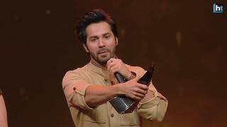 HT India's Most Stylish 2018 || Varun Dhawan wins the Most Stylish Youth Icon (Male) Award