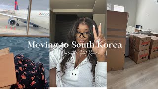 Moving to South Korea Vlog| Flight, Quarantine, Food in Quarantine