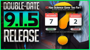 Shadowlands Patch 9.1.5 Has a Release Date.....OR DOES IT?! - What did Blizzard mean by this?