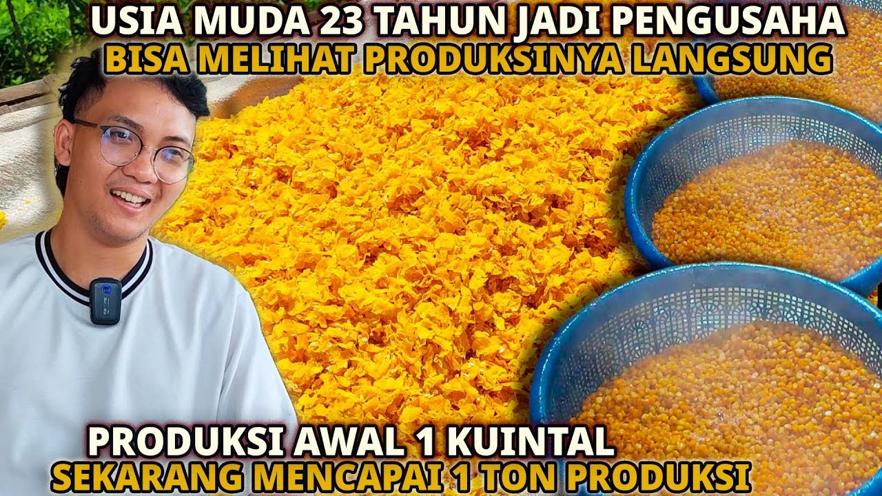 USIA BUKAN HALANGAN ‼️23 TAHUN UDAH JADI BOS BISA LIHAT PRODUKSINYA AWAL 1 KINTAL SEKARANG BISA 1TON