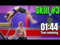 LEARNING 5 NEW GYMNASTICS SKILLS IN 5 MINUTES!