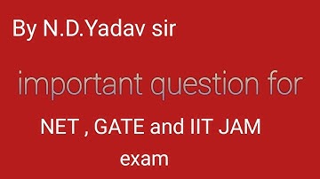 question of GATE 2012 from Linear algebra