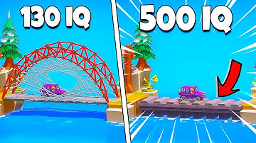 500 IQ bridges in Poly Bridge 3!