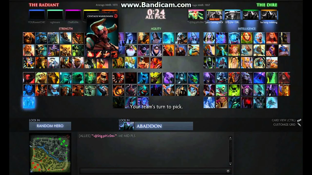 dota 2 picking hero YouTube