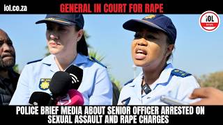 Police brief media about General arrested on sexual assault charges 