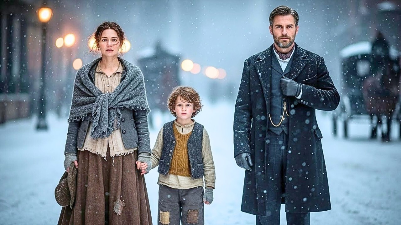 💔LA MADRE SOLTERA LIMPIABA CALLES EN NAVIDAD… HASTA QUE EL MAGNATE LE OFRECIÓ UNA NUEVA VIDA