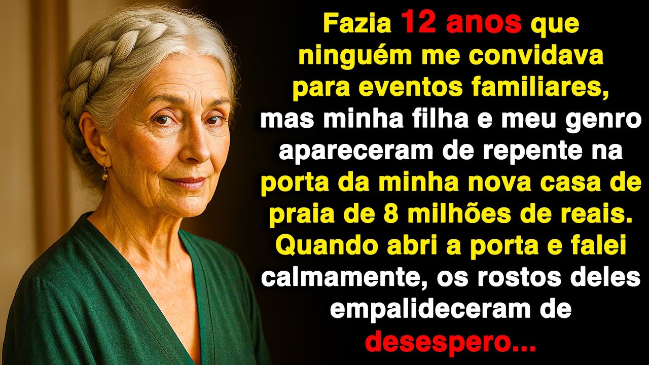 Depois de 12 anos sem ser convidada para eventos familiares, apareceram de repente na minha casa!