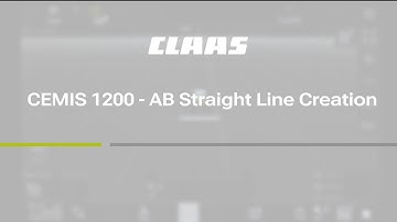 CEMIS 1200 FP1 - AB Straight Line Creation #2