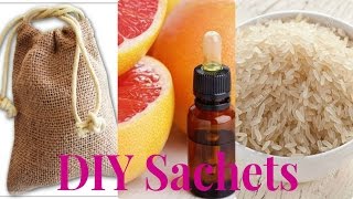 I have a few of these DIY sachets laying around my home, filling the air with their sweet invigorating scent!! I place a few in my 