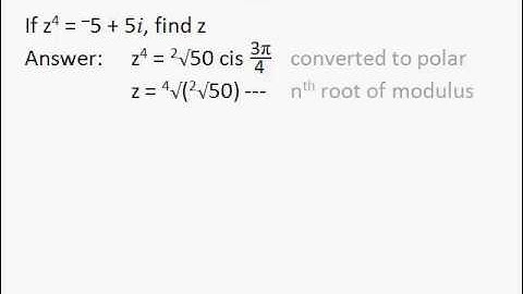 Man vs Maths Complex #2 De Moivre