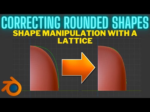 Correcting rounded shapes using a lattice
