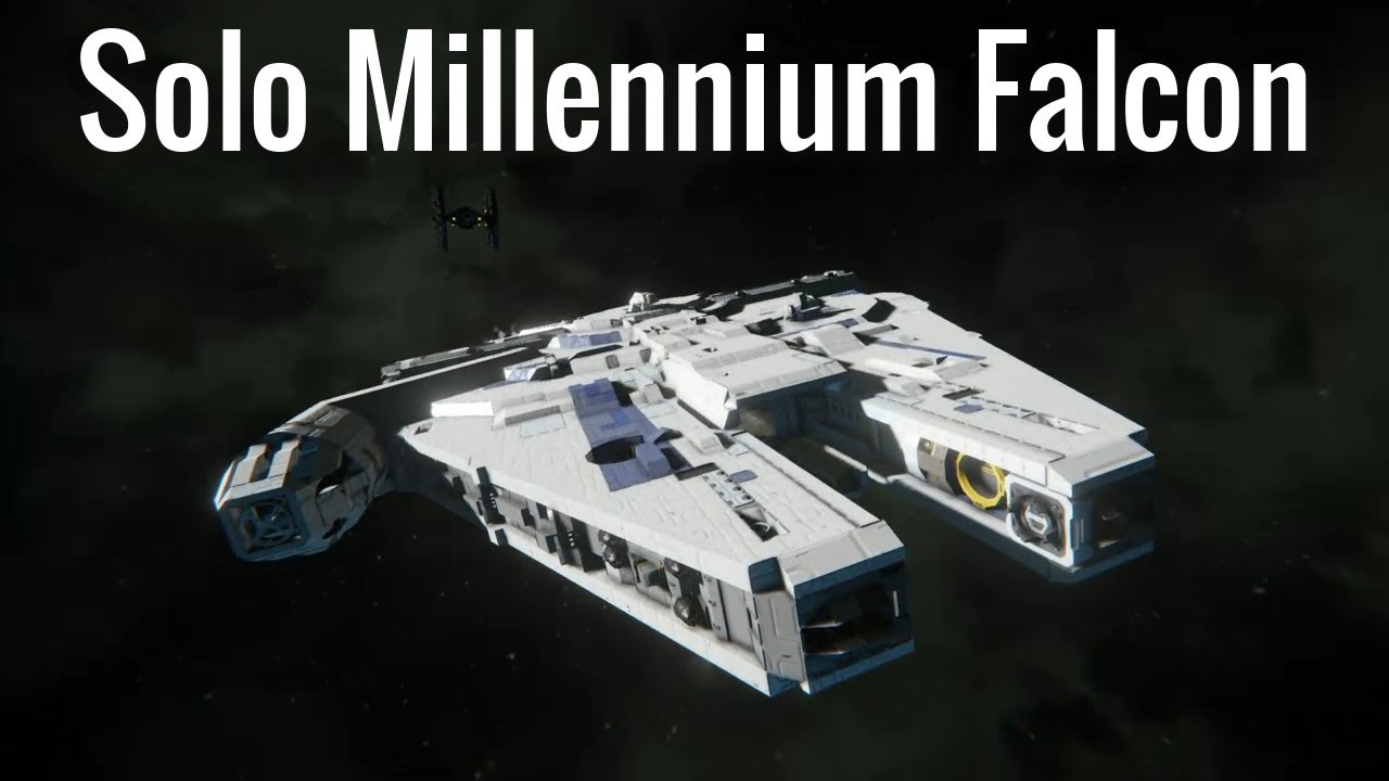 Space Engineers - Solo Millennium Falcon review - YouTube